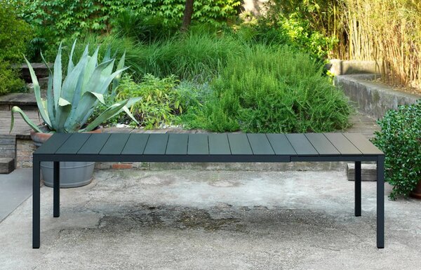 Nardi Rio Alu 140-210 cm bővíthető kerti asztal antracit szürke