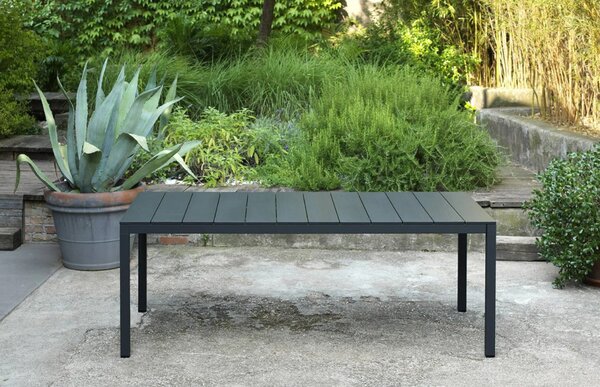 Nardi Rio Alu 140-210 cm bővíthető kerti asztal antracit szürke