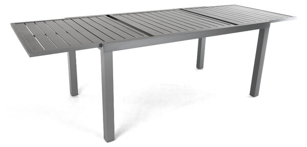 Mirolo kerti asztal, 160–240 × 89 cm, szürke