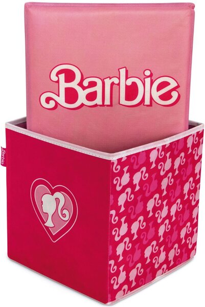 Barbie játéktároló puff