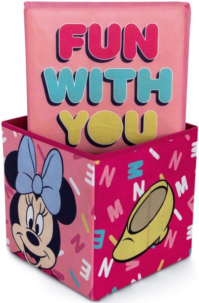 Minnie egér játéktároló puff
