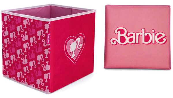 Barbie játéktároló puff