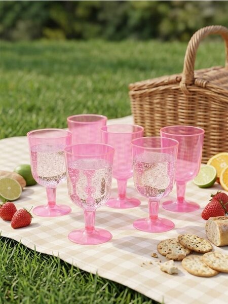 Sinsay - Talpas poharak 6 pack - pasztellpink