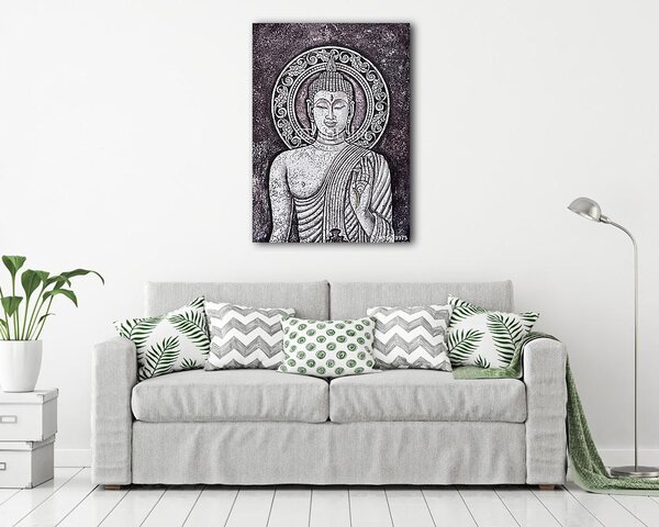 Buddha akril festmény (vászonkép)