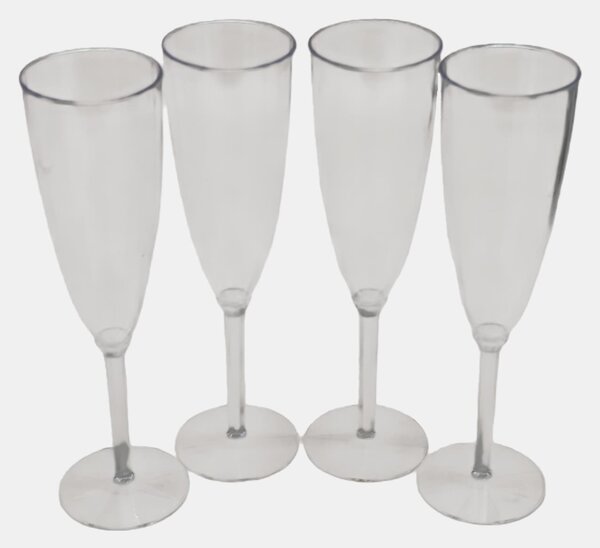 Sinsay - Talpas poharak 4 pack - clear