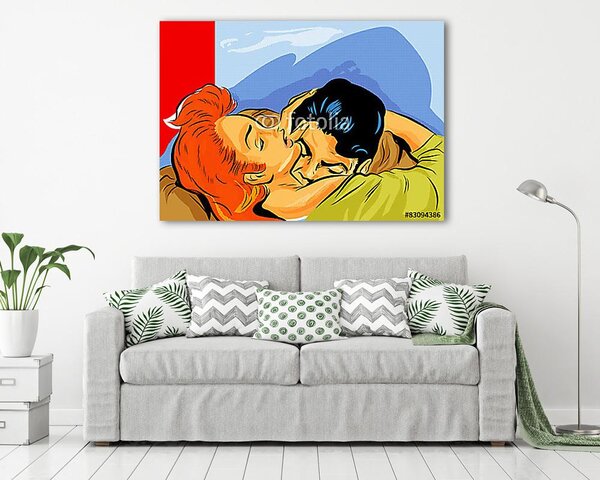 Pop art, szenvedély (vászonkép)
