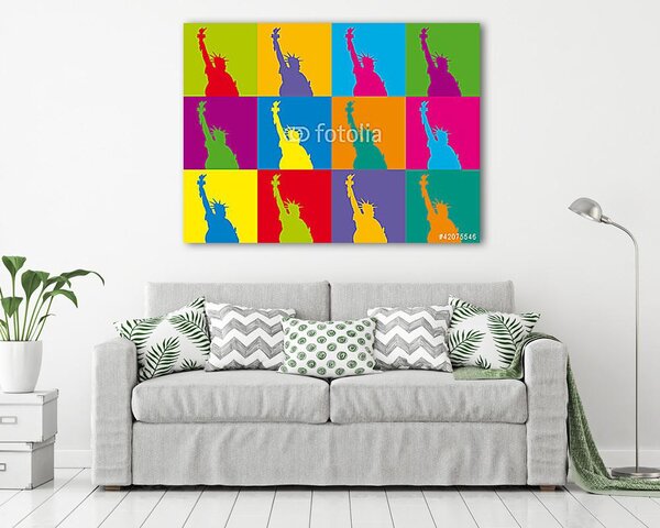 Szabadság-szobor POP ART (vászonkép)