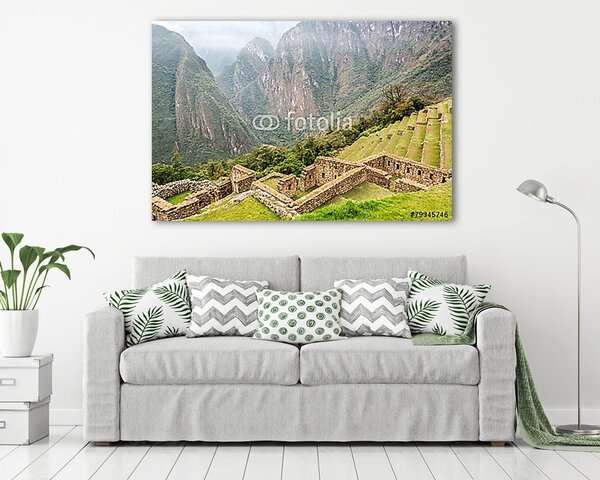 Machu Picchu Teraszok és Andok (vászonkép)