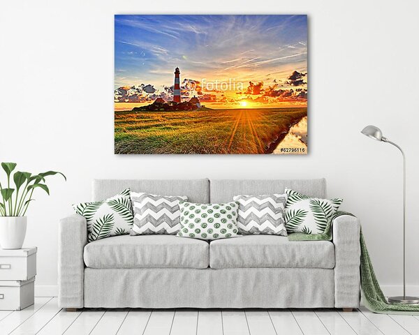 Westerhever világítótorony (vászonkép)