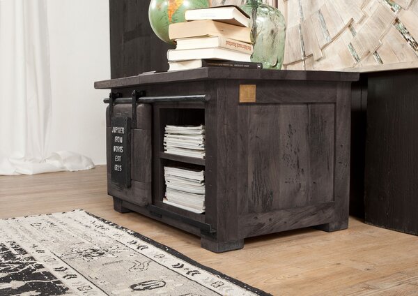 IRON Mango láda 76x51x46 szürke, lakkozott