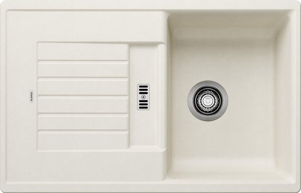Blanco Zia 45 S, szilgránit mosogató 780x500x190 mm, 1 kamrás, fehér puha, BLA-527200