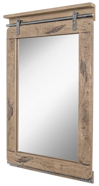 IRON tükör Mango 60x8x100 fehérített, lakkozott