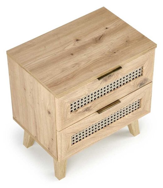 Rustico éjjeliszekrény, artisan tölgy