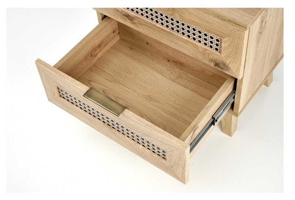 Rustico éjjeliszekrény, artisan tölgy