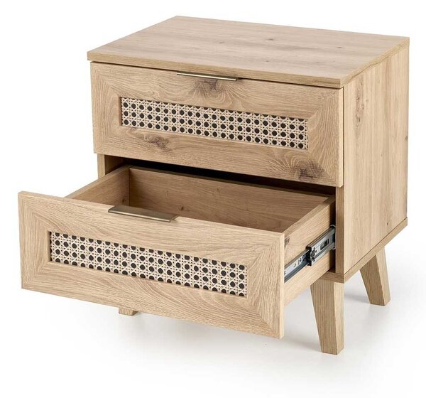 Rustico éjjeliszekrény, artisan tölgy