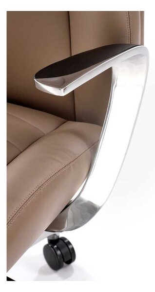 Sleek irodai fotel, barna