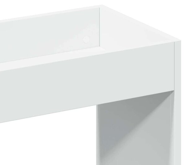 VidaXL Fehér Fa Magasszekrény - 63x33x180 cm