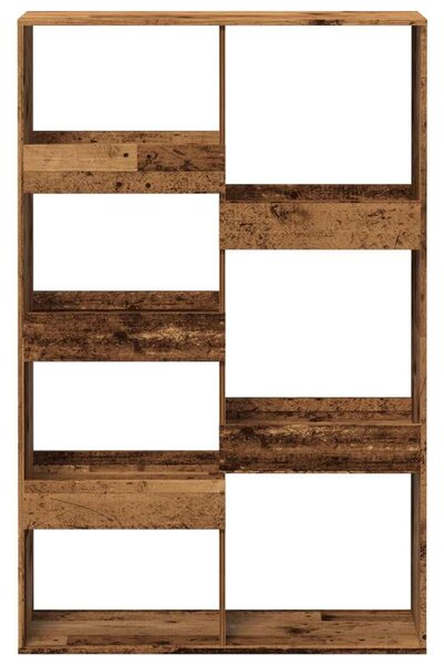 VidaXL antik fa színű szerelt fa térelválasztó 100 x 33 x 155,5 cm