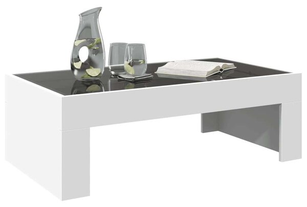 VidaXL LED Dohányzóasztal - Végtelen Tükör - 90x50x30 cm