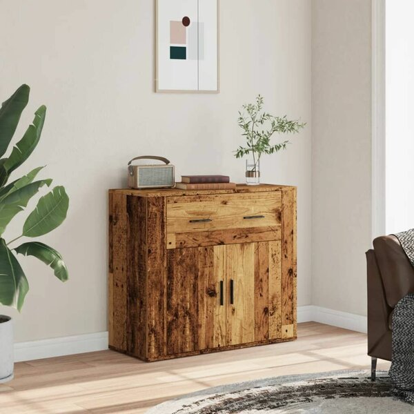 VidaXL Antik Fa Tálalószekrény - 80x33x70 cm