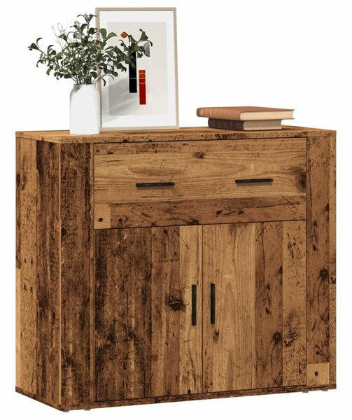 VidaXL Antik Fa Tálalószekrény - 80x33x70 cm