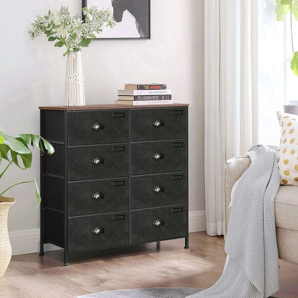Songmics Ipari Komód - 8 Textil Fiók - 80x30x82cm
