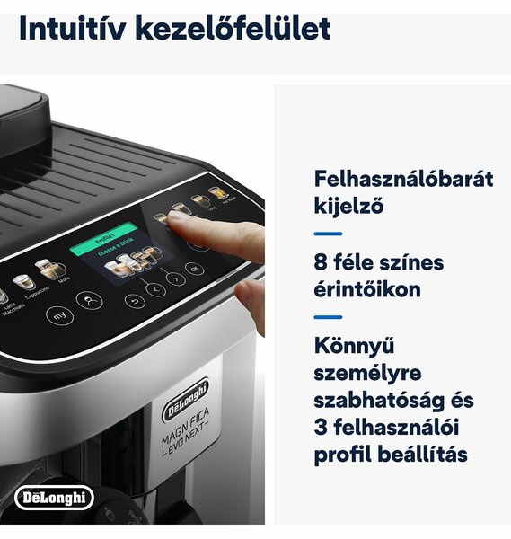 DeLonghi ECAM310.80.SB Magnifica Evo Next Automata Kávéfőző