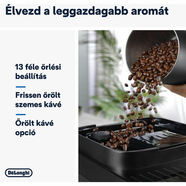 DeLonghi ECAM310.80.SB Magnifica Evo Next Automata Kávéfőző