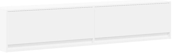 VidaXL Falra Szerelhető TV Szekrény - Fehér - 180 cm