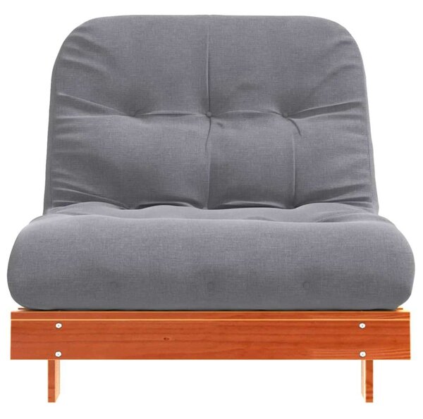VidaXL Futon Kanapéágy - Fenyőfa - 80x206 cm