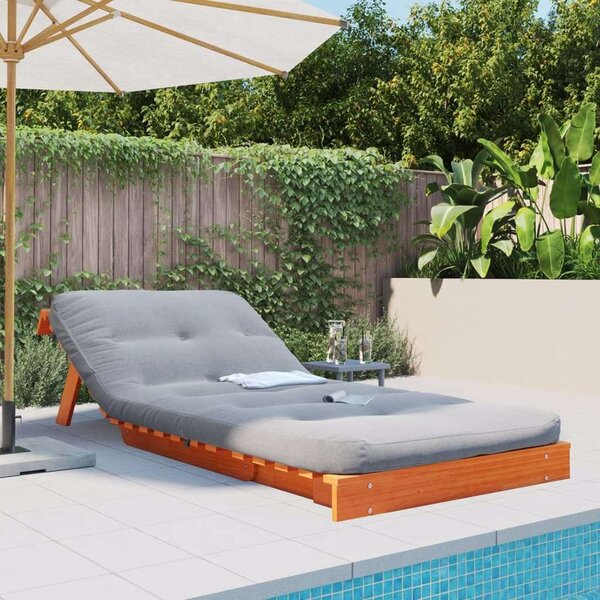 VidaXL Futon Kanapéágy - Fenyőfa - 80x206 cm