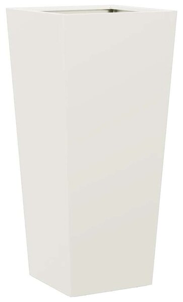 VidaXL Virágtartó - Fém - Fehér - 35x35x75 cm - 2 db
