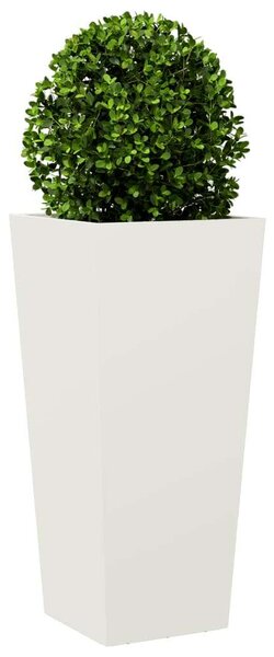 VidaXL Virágtartó - Fém - Fehér - 35x35x75 cm - 2 db