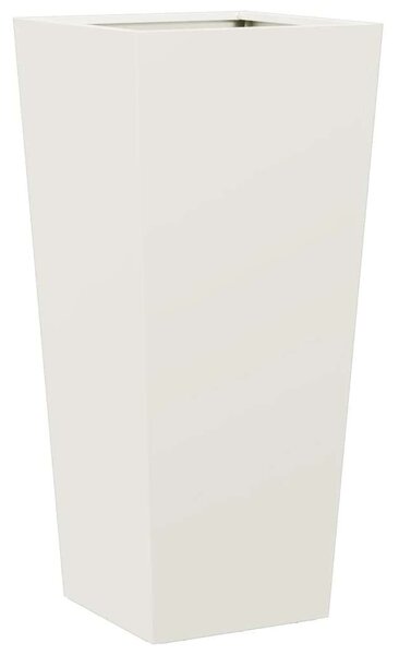 VidaXL Virágtartó - Fém - Fehér - 35x35x75 cm - 2 db