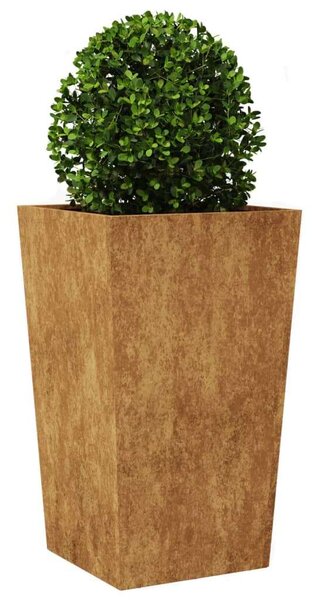 VidaXL 2 db corten acél kerti növénytartó 45 x 45 x 75 cm
