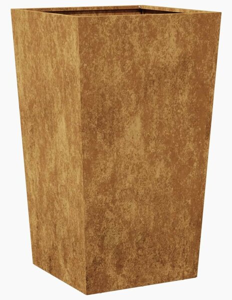 VidaXL 2 db corten acél kerti növénytartó 45 x 45 x 75 cm