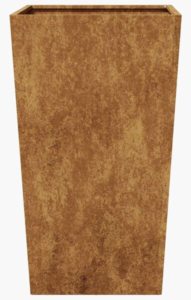 VidaXL 2 db corten acél kerti növénytartó 45 x 45 x 75 cm