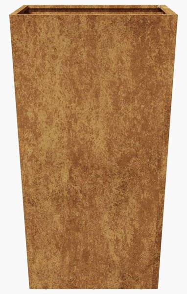 VidaXL 2 db corten acél kerti növénytartó 45 x 45 x 75 cm