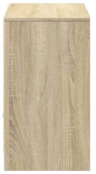 VidaXL TV-szekrény Sonoma Tölgy - LED világítás - 91x34x61 cm
