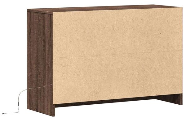 VidaXL TV-szekrény - Barna Tölgy - 91x34x61 cm