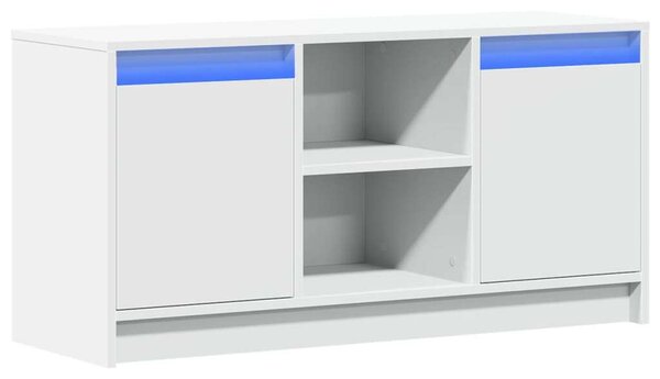 VidaXL LED-es TV Szekrény - Fehér - 100x34x50 cm