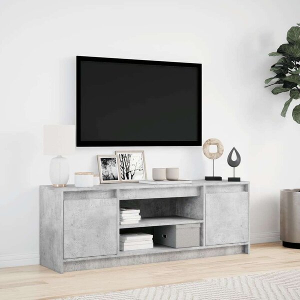 VidaXL TV-szekrény - Modern Beton Szürke - 140cm