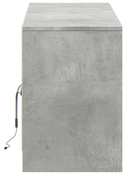 VidaXL TV-szekrény - Modern Beton Szürke - 140cm