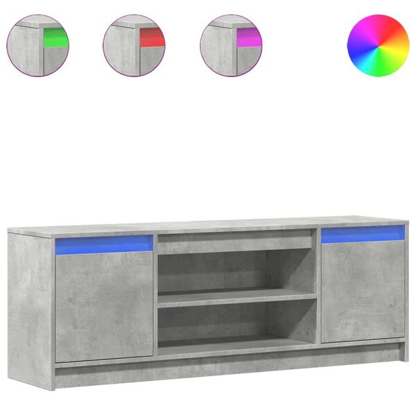 VidaXL TV-szekrény - Modern Beton Szürke - 140cm