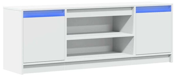 VidaXL LED-es TV-szekrény - Fehér - 140cm
