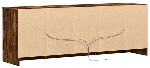 VidaXL TV-szekrény - Füstös Tölgy - 140cm