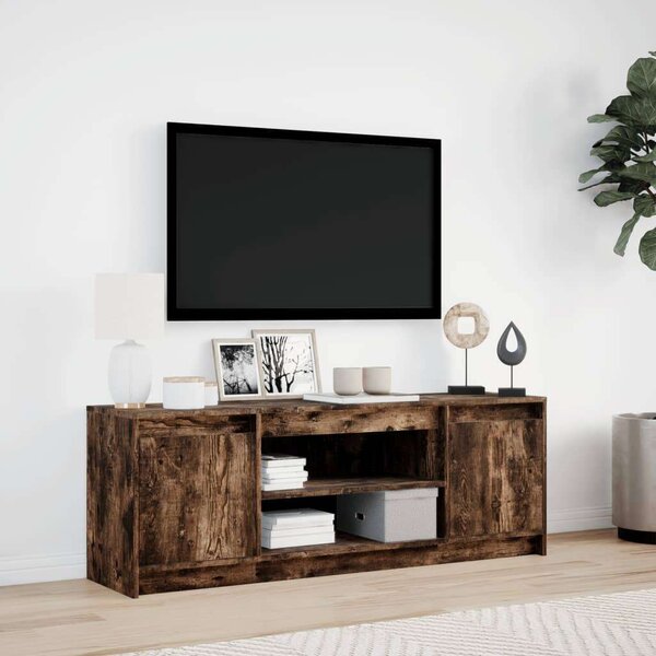 VidaXL TV-szekrény - Füstös Tölgy - 140cm
