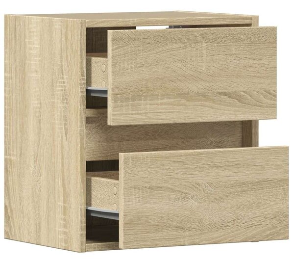 VidaXL Falra Szerelhető TV Szekrény - 2 db - Sonoma Tölgy - 41x31x45 cm