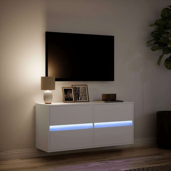 VidaXL Falra Szerelhető TV Szekrény - Fehér - 100cm
