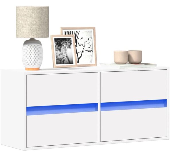 VidaXL Falra Szerelhető TV Szekrény - Fehér - 100cm